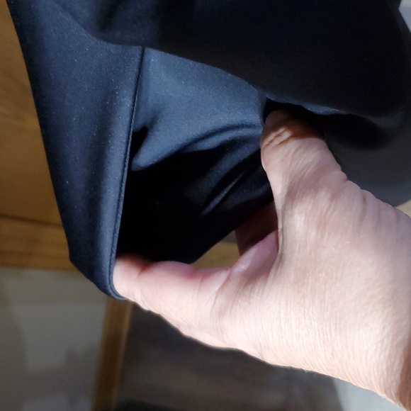 Betabrand pleated flare long sleeve top comfortable stretch - Picture 4 of 7